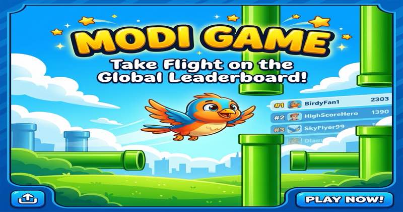 Modi Game - High-Altitude Flight Adventure